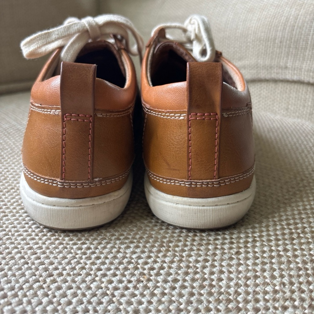 Cobb Hill Brown Leather Shoes Sneakers Sz 8.5 PERFECT Worn 1X - Picture 4 of 7
